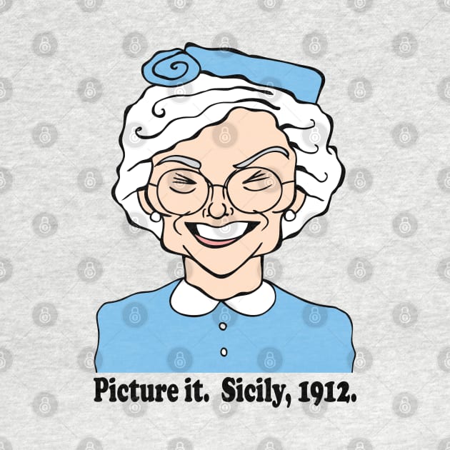 GOLDEN GIRLS SOPHIA PETRILLO FAN ART by cartoonistguy